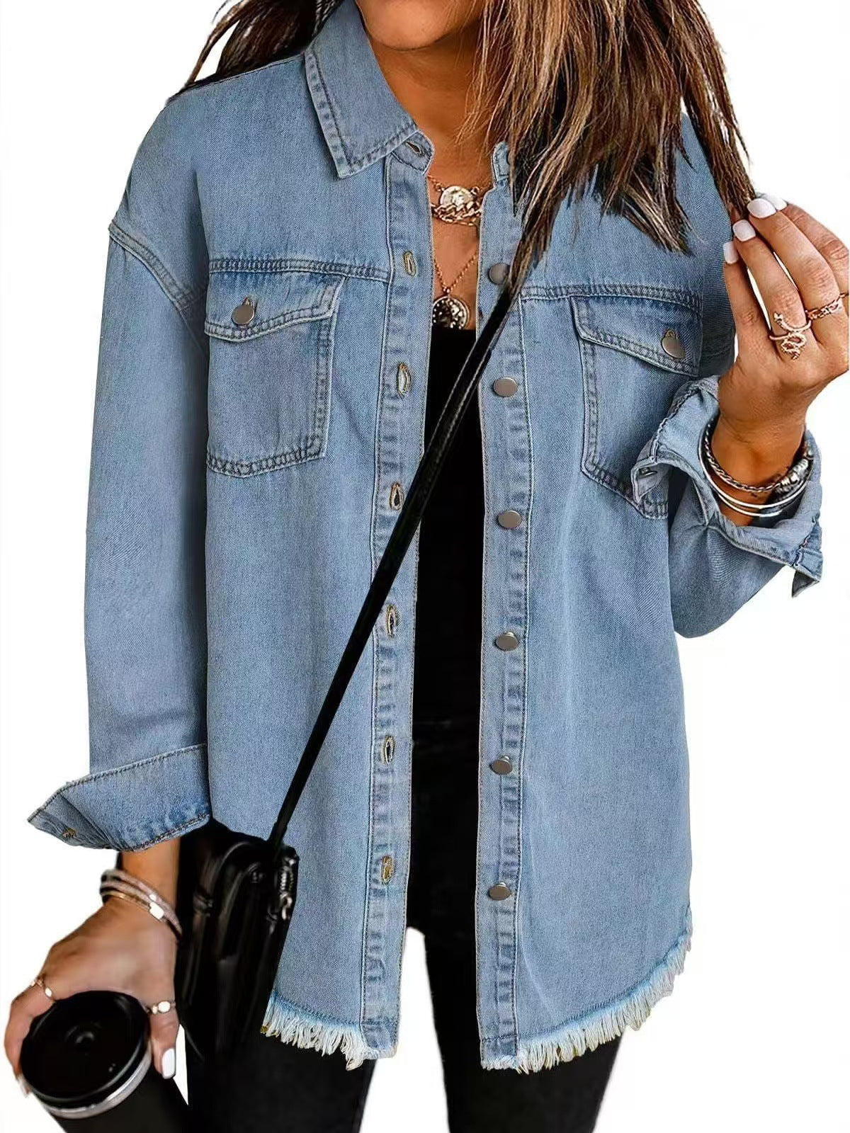Marlowe - Kurtka Koszulowa w Rozmiarze Oversize-15365421269317-Helena i Kasia Warszawa