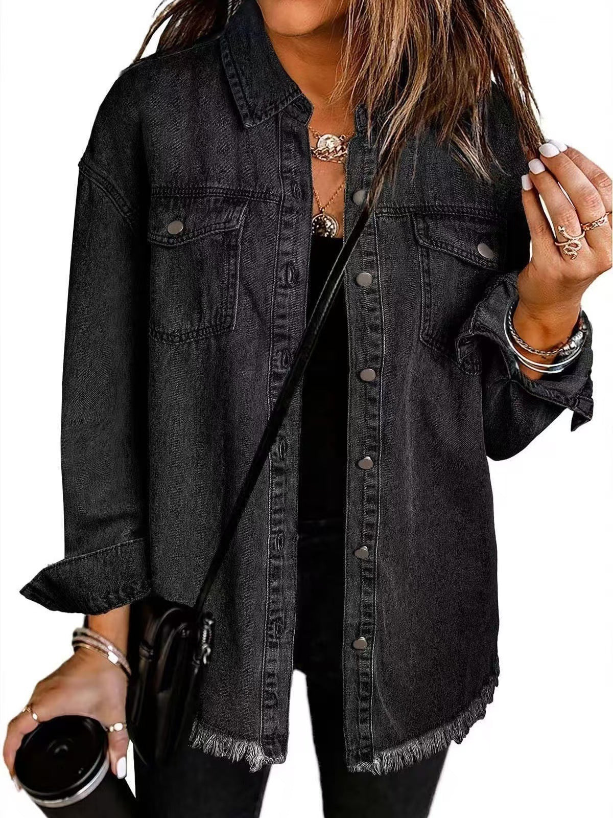 Marlowe - Kurtka Koszulowa w Rozmiarze Oversize-15365421269317-Helena i Kasia Warszawa