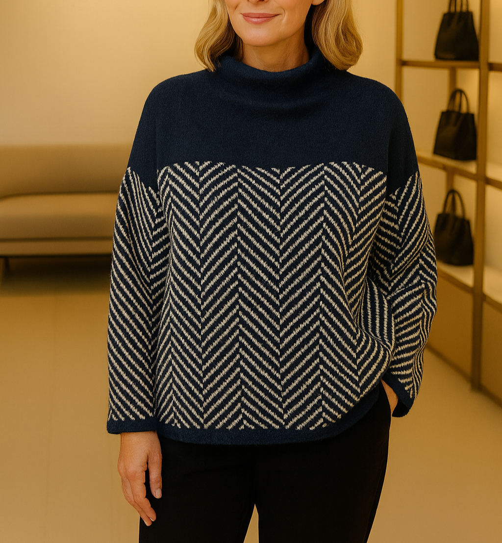 Norah - Sweter z golfem z bawełny-15374249296197-Helena i Kasia Warszawa