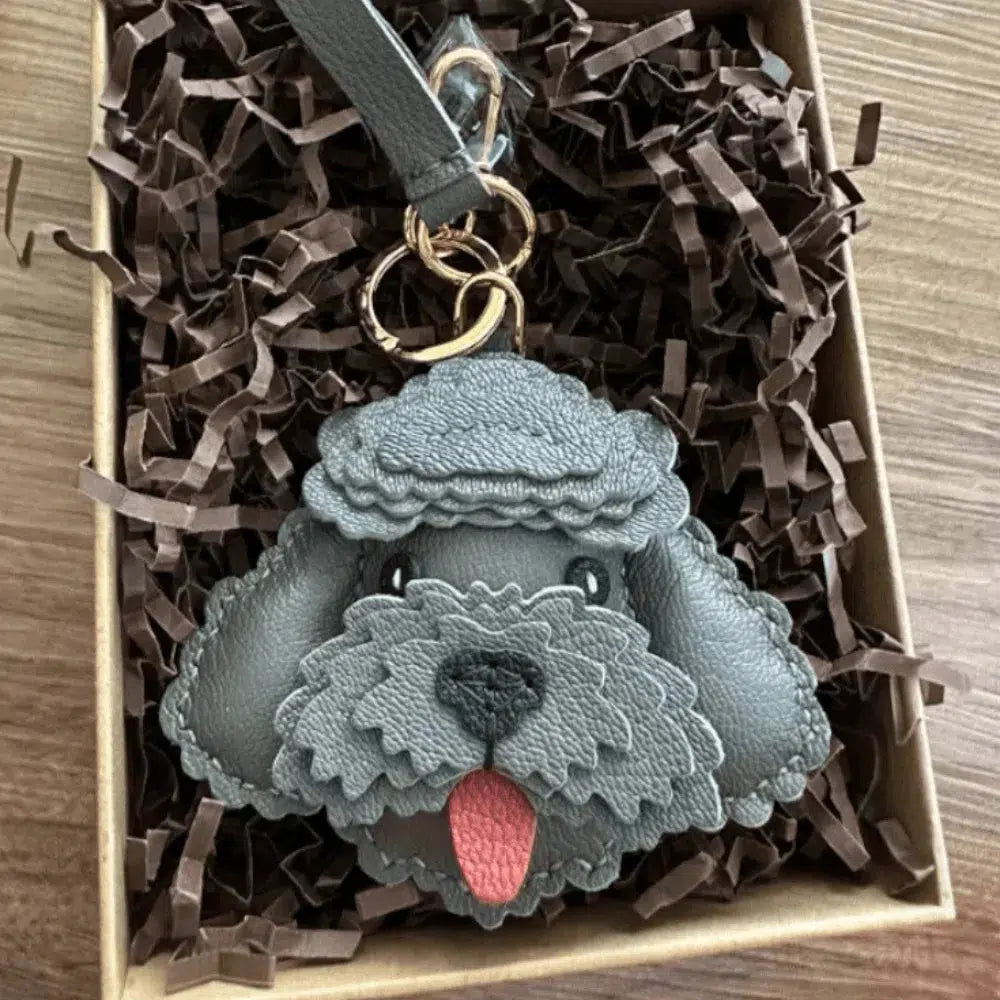 Poodle – Elegancki wzór pudla – Zawieszka do torby-15216244818245-Helena i Kasia Warszawa