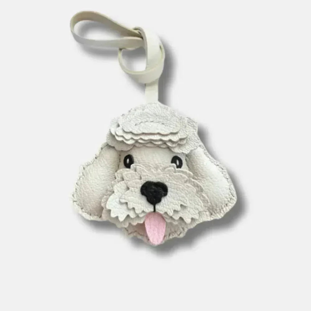 Poodle – Elegancki wzór pudla – Zawieszka do torby-15216244818245-Helena i Kasia Warszawa