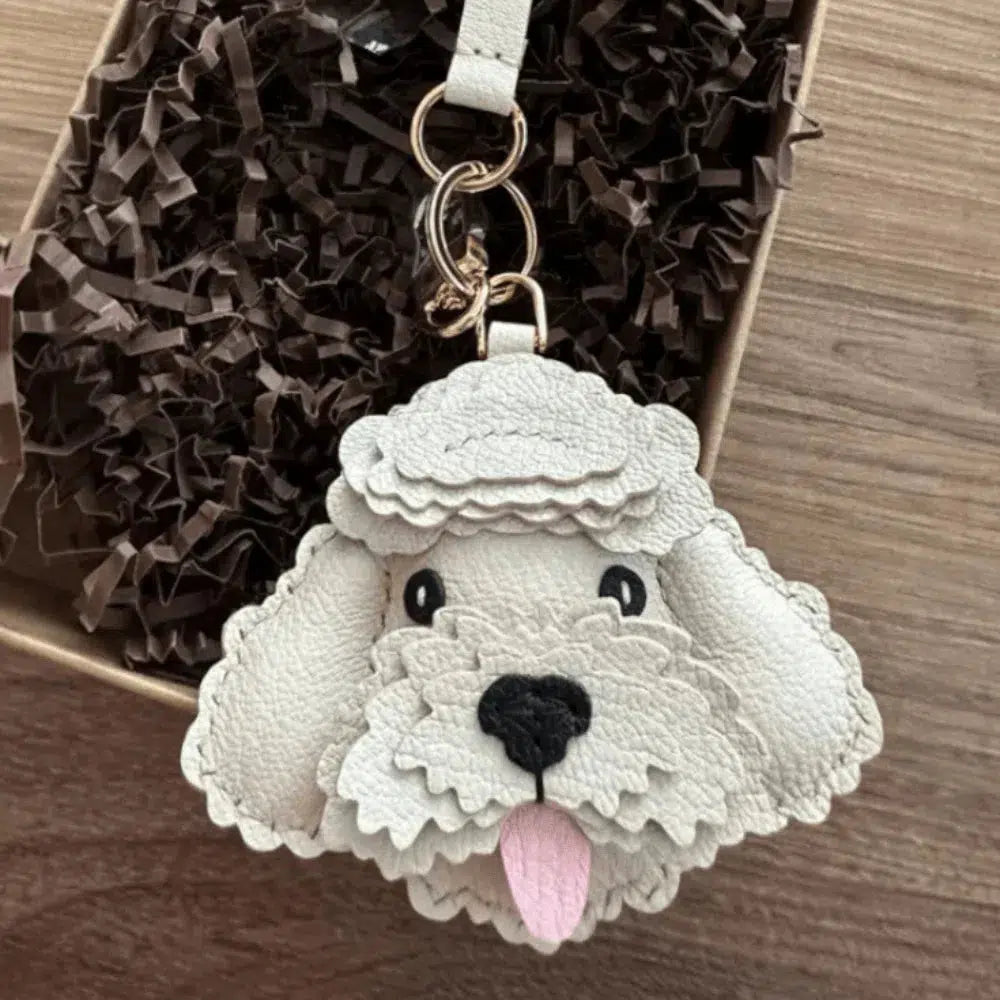 Poodle – Elegancki wzór pudla – Zawieszka do torby-15216244818245-Helena i Kasia Warszawa