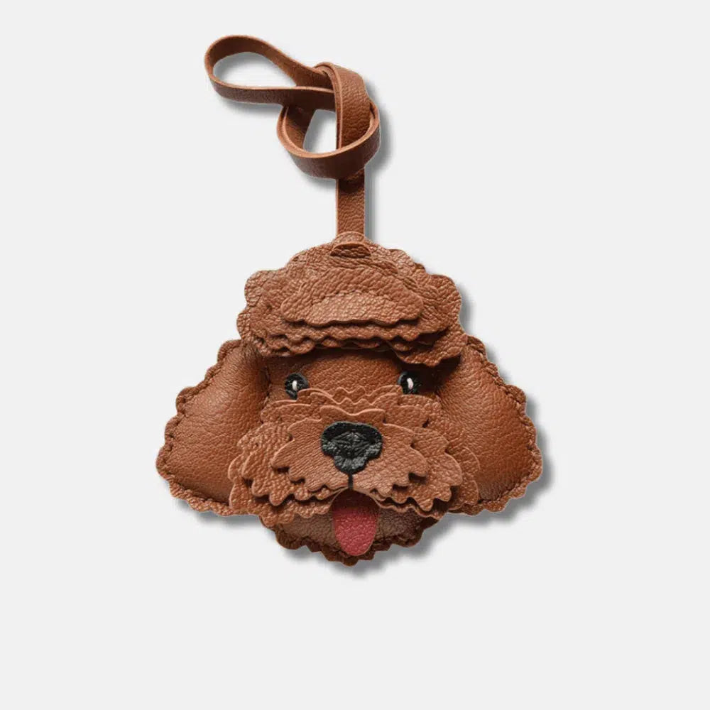 Poodle – Elegancki wzór pudla – Zawieszka do torby-15216244818245-Helena i Kasia Warszawa
