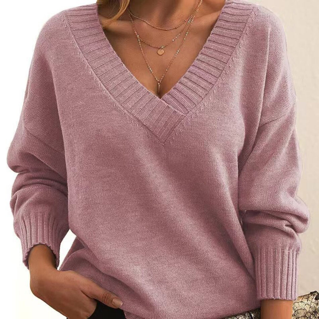 Sweter Marjorie — Elegancki dekolt w serek-15382439756101-Helena i Kasia Warszawa