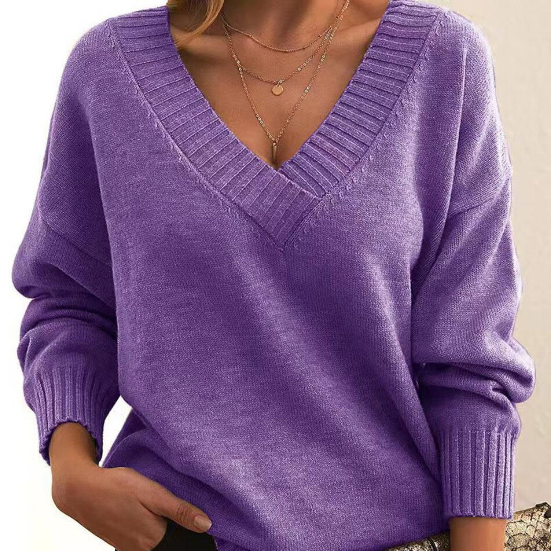 Sweter Marjorie — Elegancki dekolt w serek-15382439756101-Helena i Kasia Warszawa