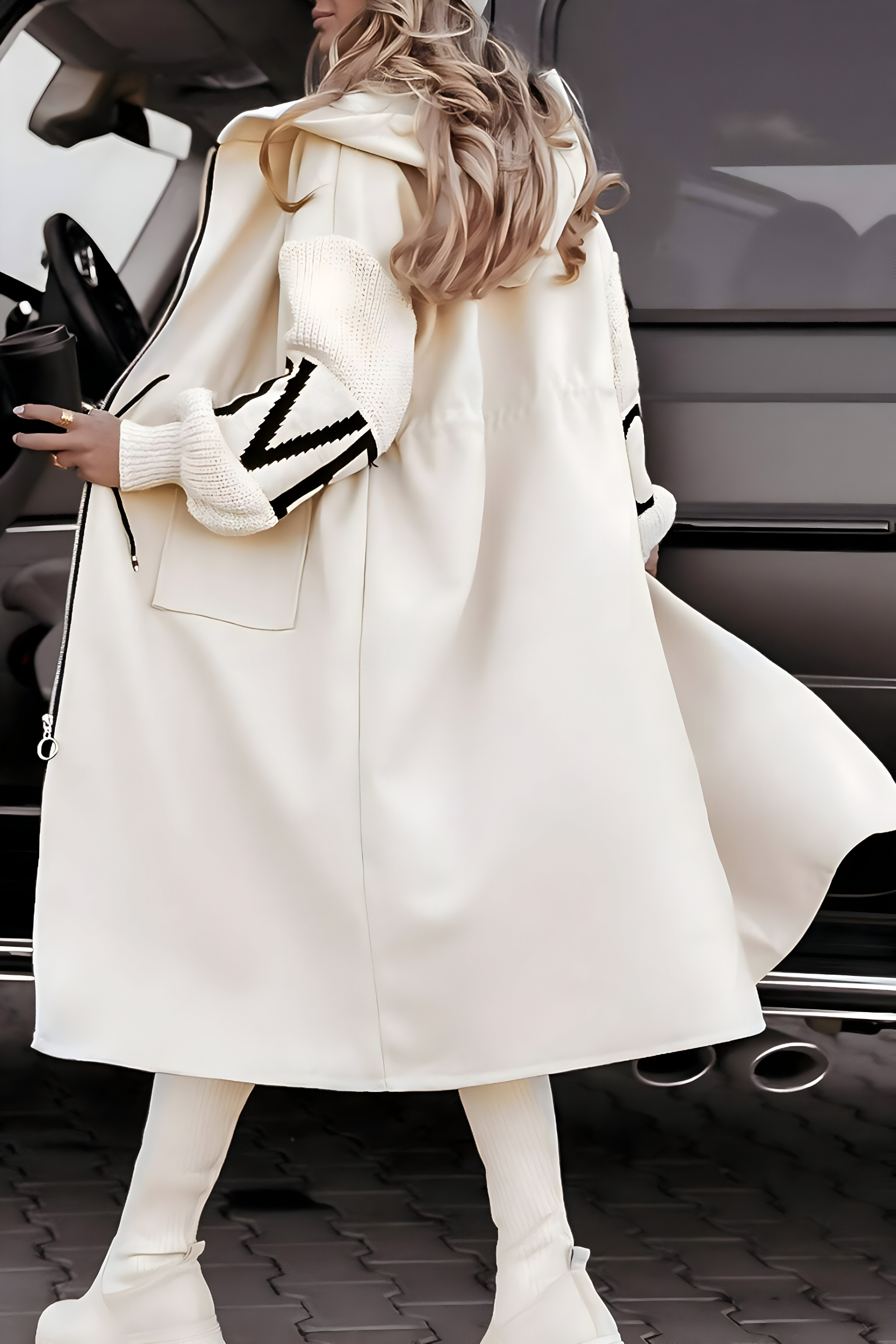 Rosana - Elegancki Płaszcz z Kapturem-15365418778949-Helena i Kasia Warszawa