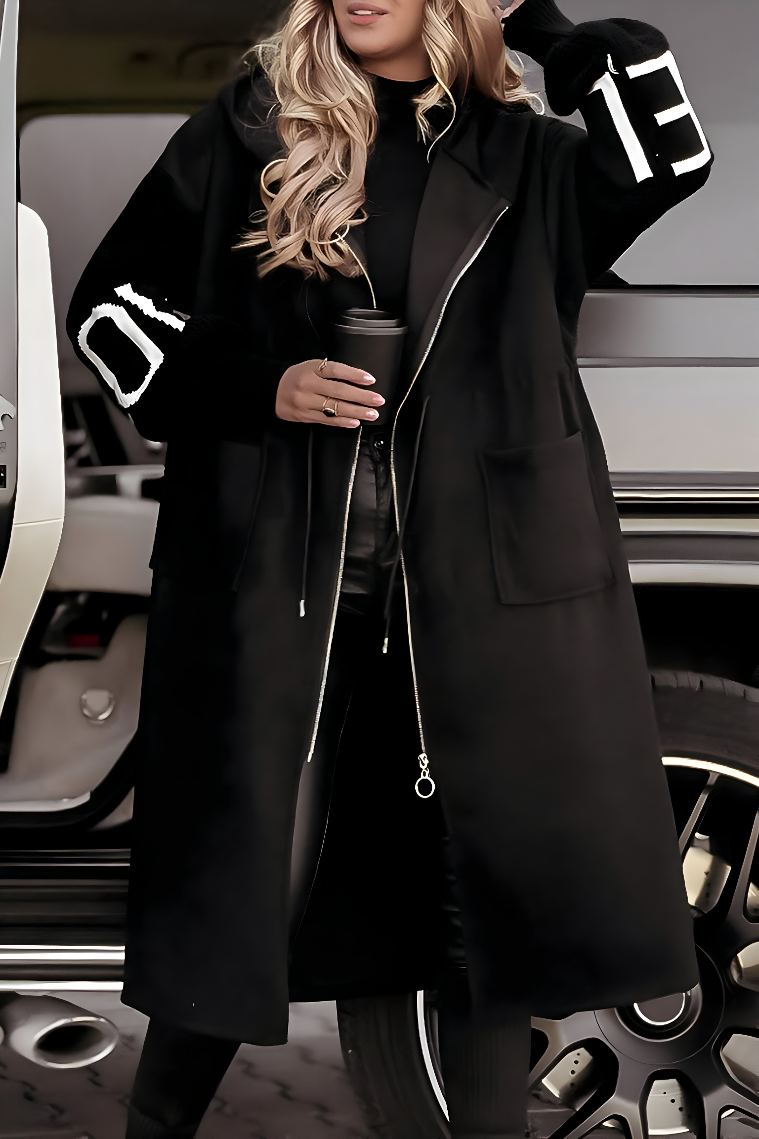 Rosana - Elegancki Płaszcz z Kapturem-15365418778949-Helena i Kasia Warszawa