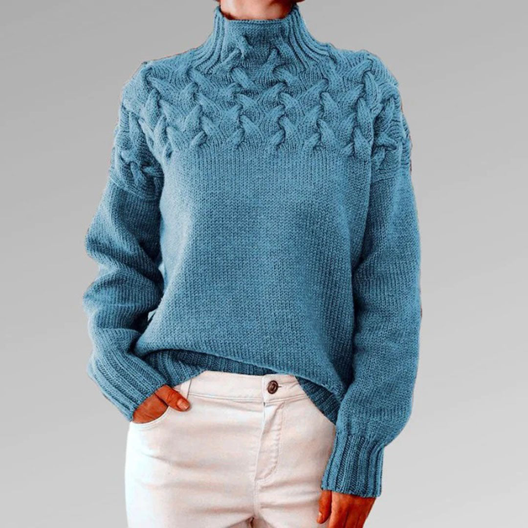 Sweter Betty — Różowy Kabel-15382438740293-Helena i Kasia Warszawa