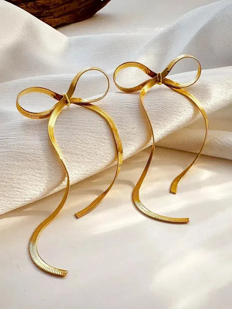 Sabella – Akcenty kokardy – Kolczyki z łańcuszkiem typu snake-15216215032133-Helena i Kasia Warszawa