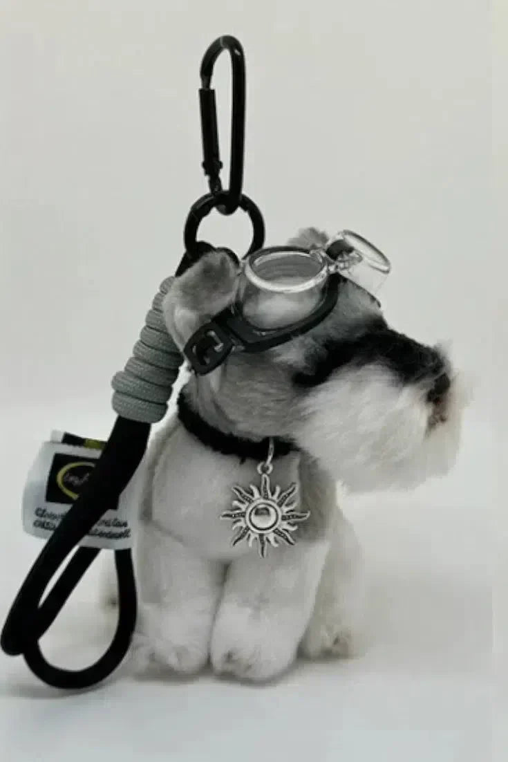 Schnauzer Aviator – Zabawny wzór – Zawieszka do torby-15216246227269-Helena i Kasia Warszawa