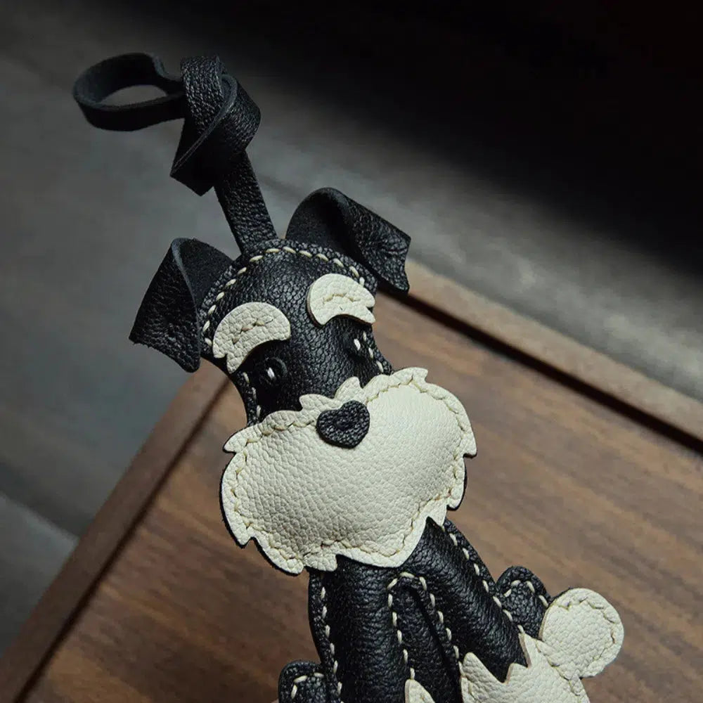 Schnauzer – Uroczy wzór – Zawieszka do torebki-15216248029509-Helena i Kasia Warszawa