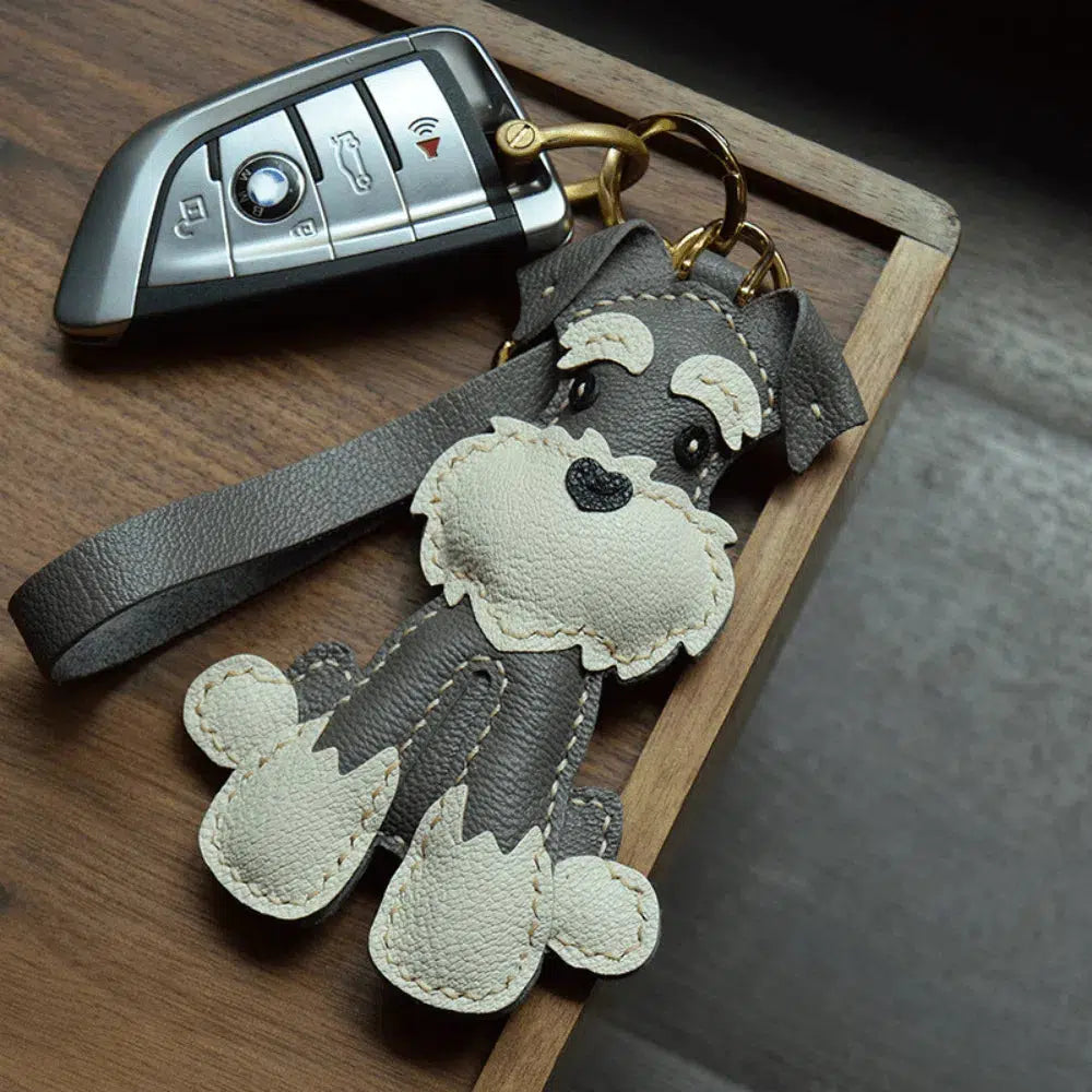Schnauzer – Uroczy wzór – Zawieszka do torebki-15216248029509-Helena i Kasia Warszawa