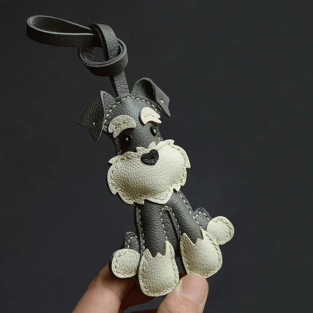 Schnauzer – Uroczy wzór – Zawieszka do torebki-15216248029509-Helena i Kasia Warszawa