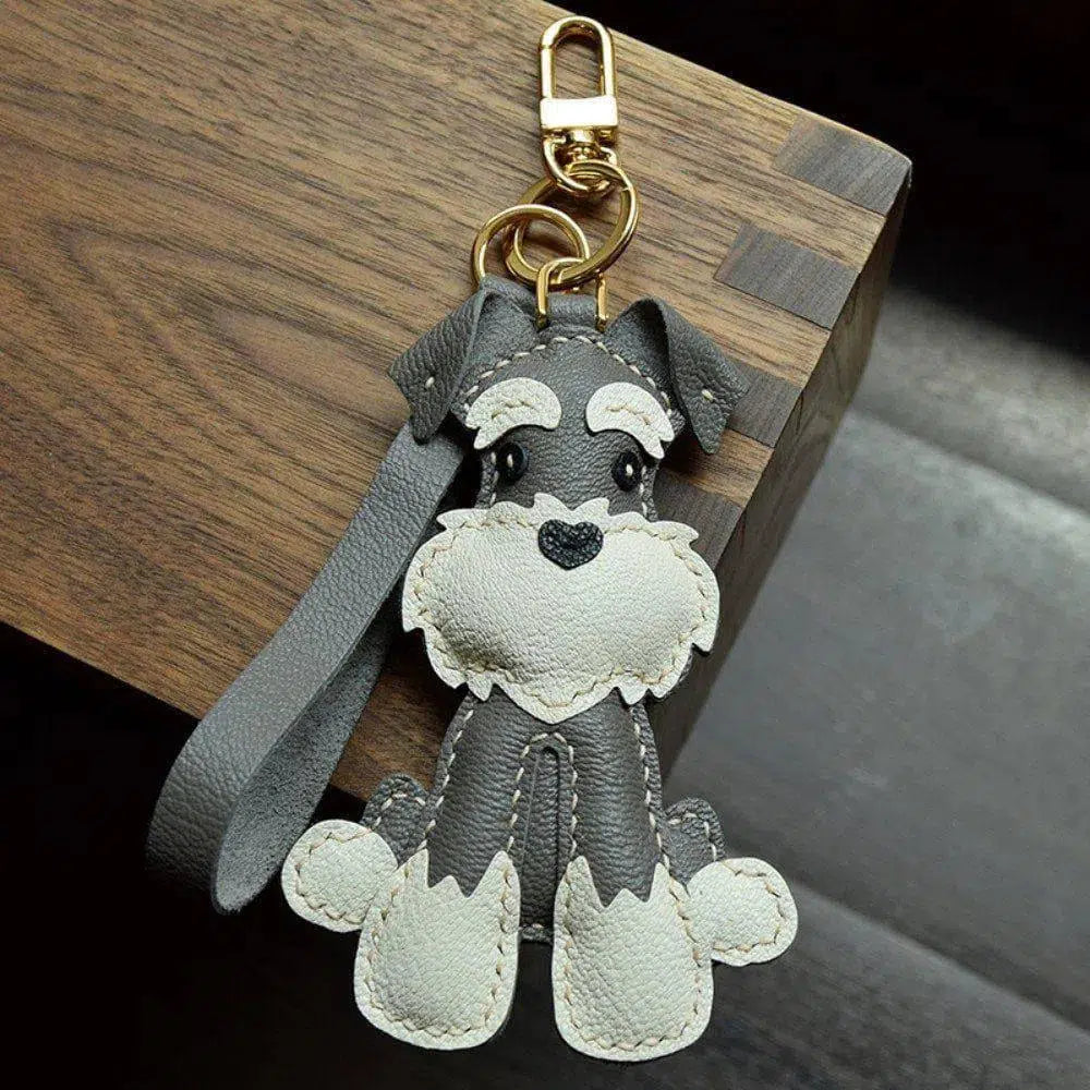 Schnauzer – Uroczy wzór – Zawieszka do torebki-15216248029509-Helena i Kasia Warszawa