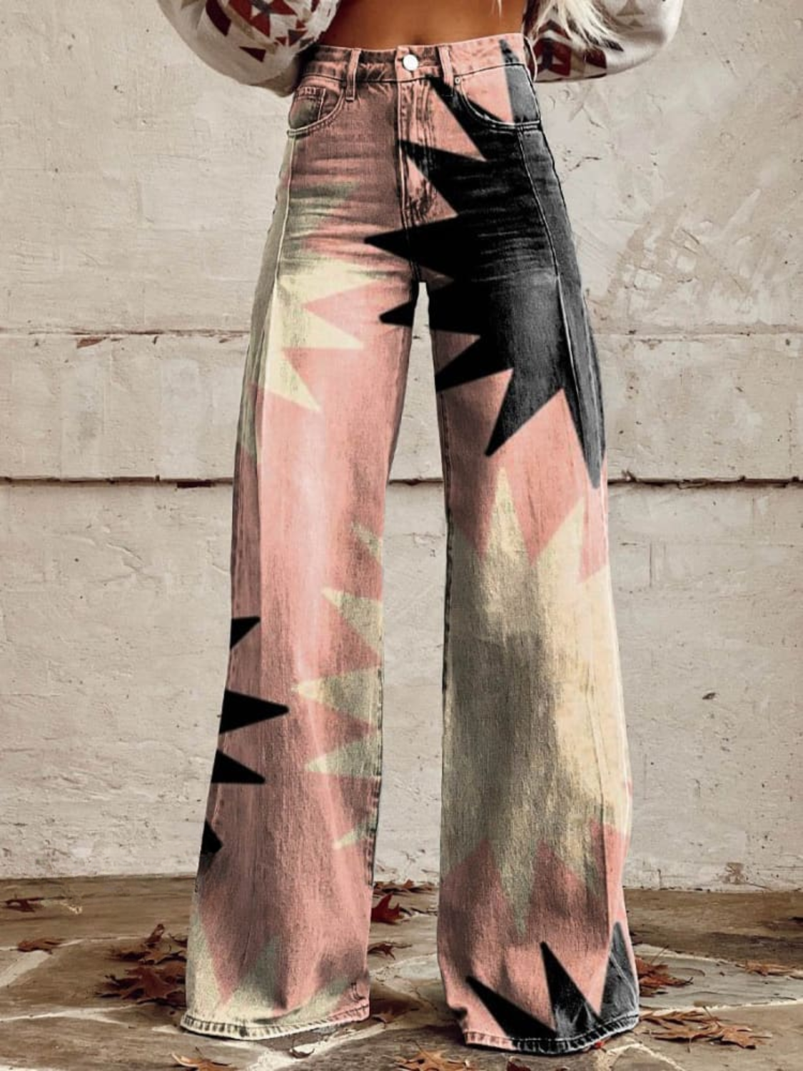 Stella - Szerokie Spodnie Boho w Gwiazdy-15365331779909-Helena i Kasia Warszawa