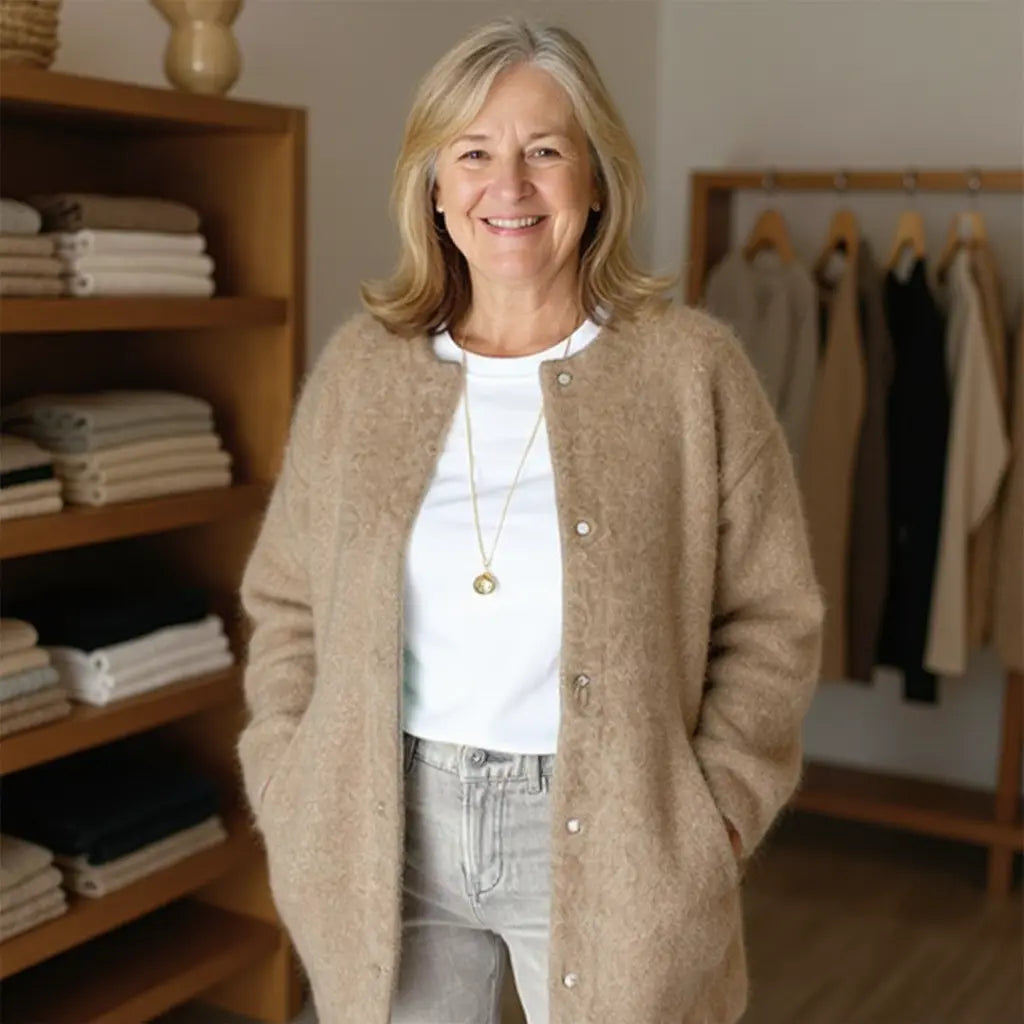 Sweter Joanne — Miękki Długi Kardigan-15382393553221-Helena i Kasia Warszawa