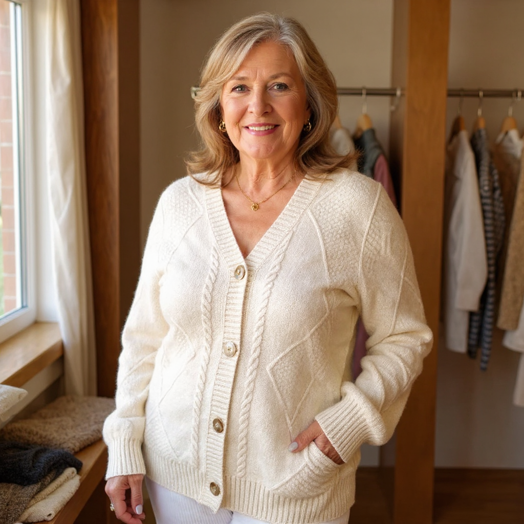 Sweter Marjorie — Przytulny sweter w warkocze-15382393618757-Helena i Kasia Warszawa