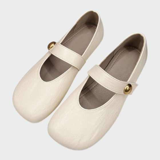 Olivia - Buty Mary Jane z Okrągłym Noskiem i Guzikiem-15374135198021-Helena i Kasia Warszawa
