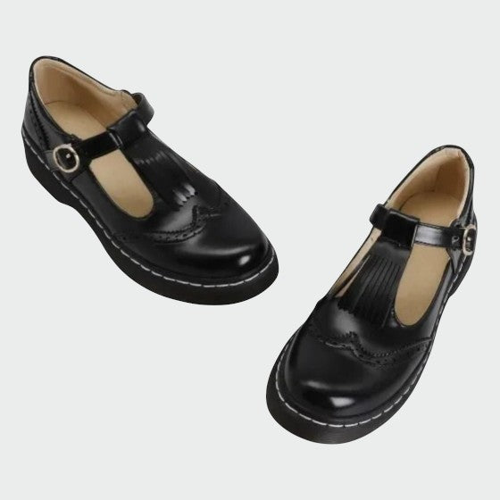 Irena - Eleganckie skórzane buty T-Bar-15374135853381-Helena i Kasia Warszawa