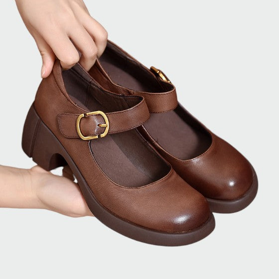 Juliana - Buty Mary Jane na grubym obcasie z klamrą-15374135820613-Helena i Kasia Warszawa