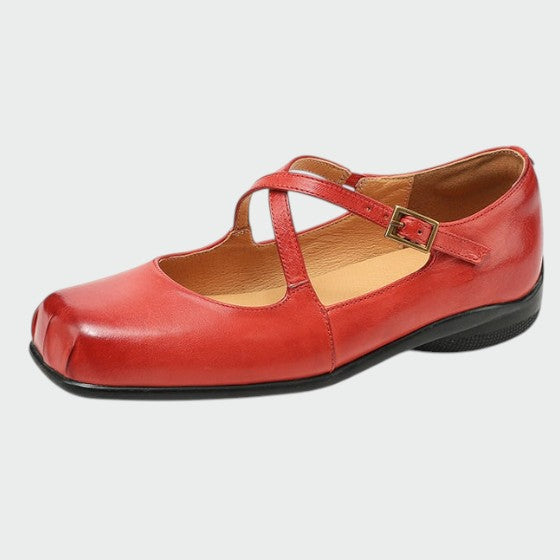 Olivia - Buty Mary Jane z Kwadratowym Noskiem i Krzyżującymi się Paseczkami-15374135427397-Helena i Kasia Warszawa