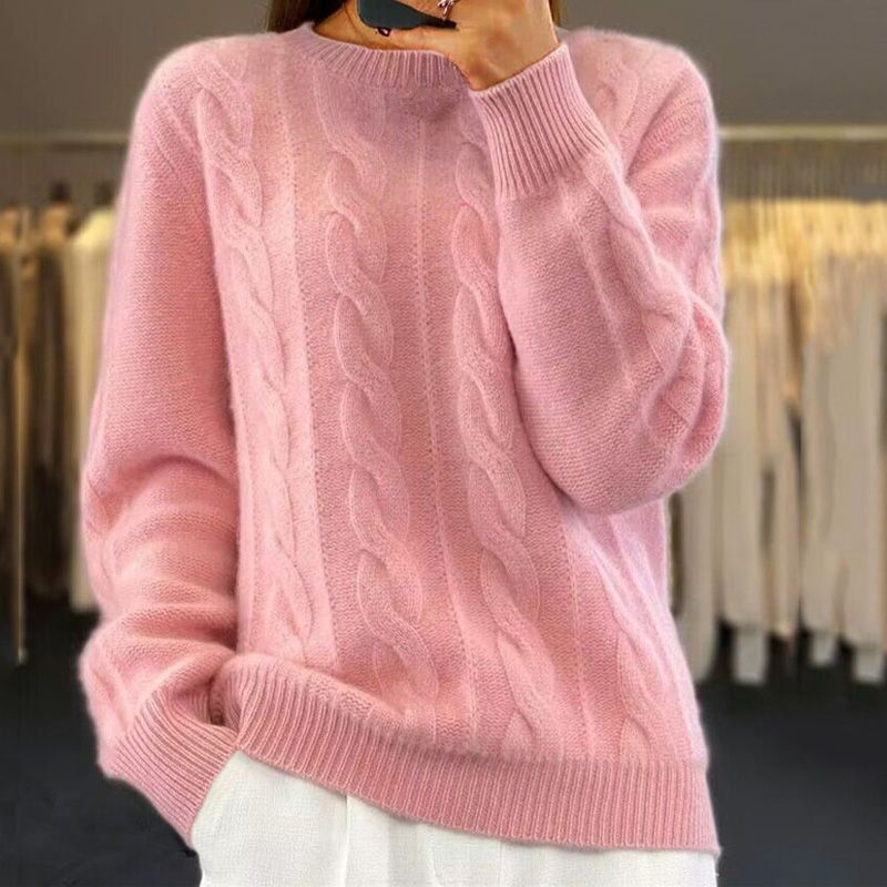 Sweter Róża — Miękki jak masło Kabel-15382439395653-Helena i Kasia Warszawa