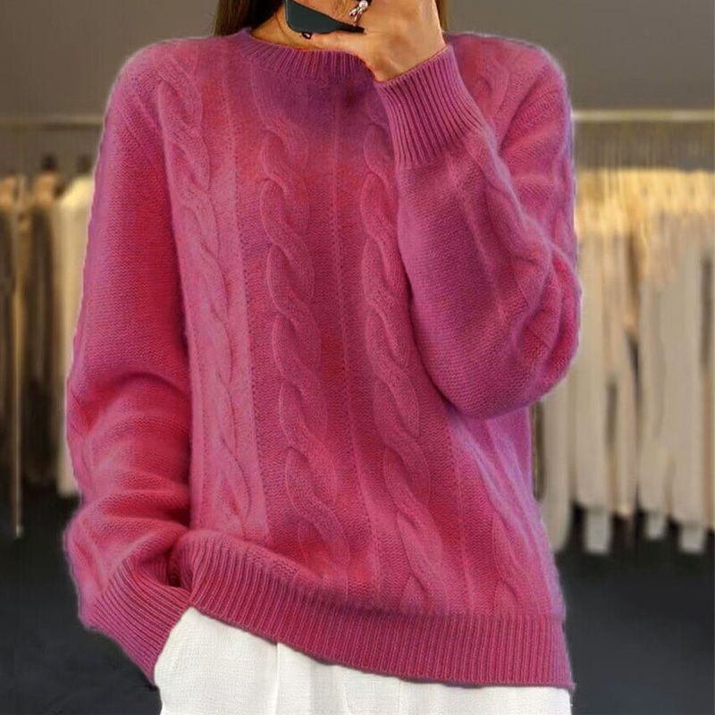 Sweter Róża — Miękki jak masło Kabel-15382439395653-Helena i Kasia Warszawa